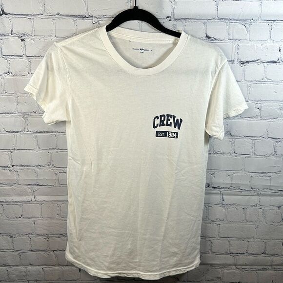 👕 Brandy Melville White Short Sleeve T-shirt - Picture 1 of 4